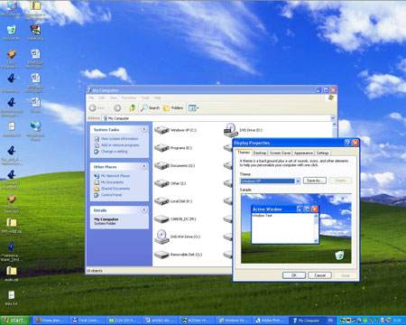 стандартная тема windows xp