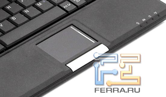 ASUS EEE PC 701: сенсорная панель