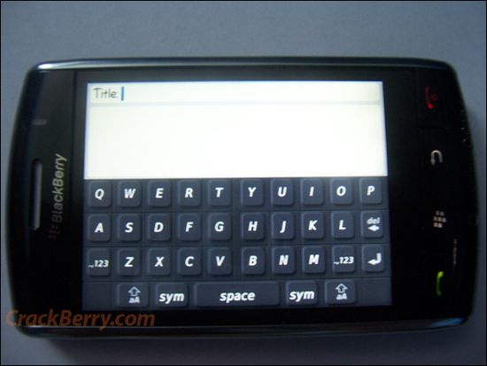 BlackBerryThunderQWERTY