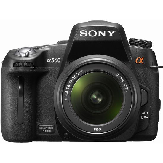 Sony Alpha A580 сзади: как видно, внешне камера на все сто идентична модели Sony Alpha A560