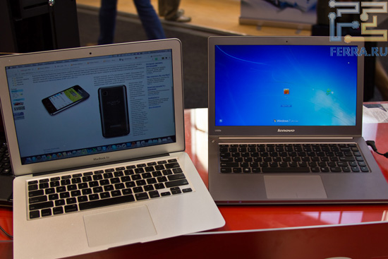 MacBook Air и Lenovo U300s