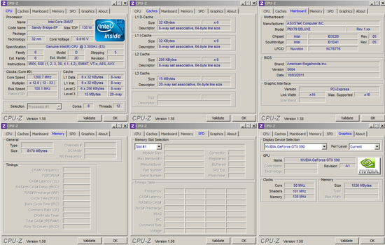 Скриншот программы CPU-Z