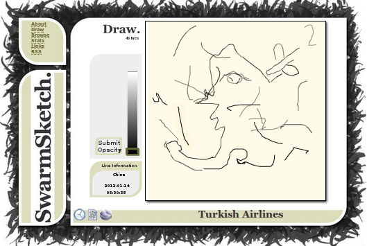 Turkish Airlines on SwarmSketch