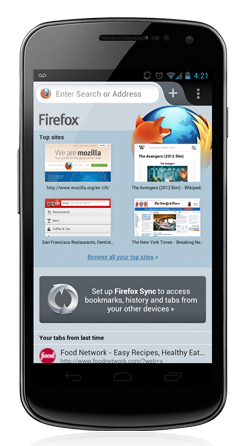 Firefox для Android