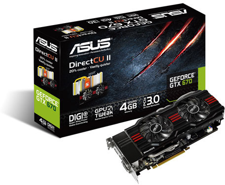 ASUS GTX 670 DirectCU II