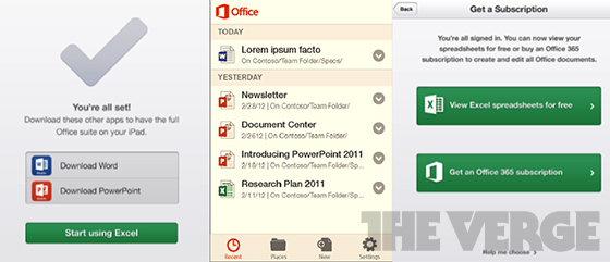 Microsoft Office для iOS