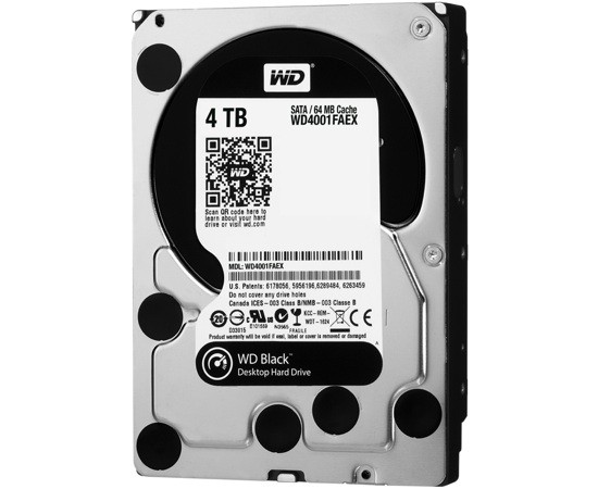  WD Black на 4 ТБ с SATA