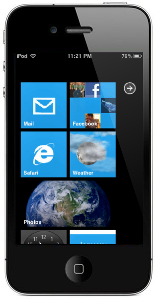 В стиле Windows Phone