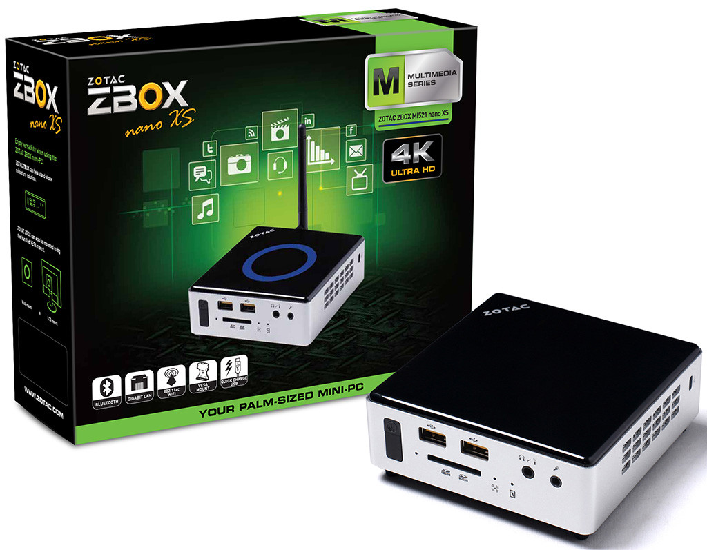 - ZOTAC ZBOX nano XS   Intel Core i3  