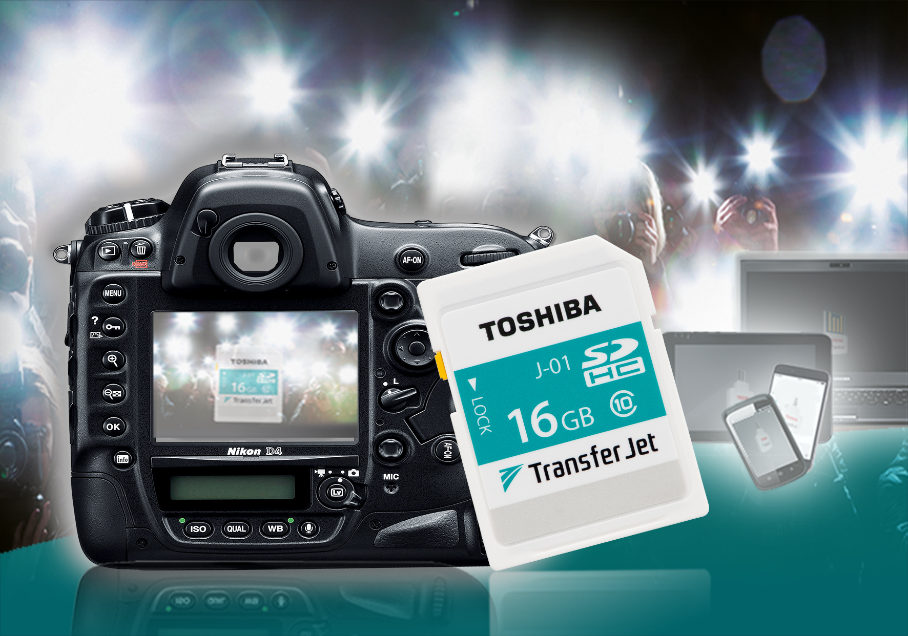IFA 2015: Toshiba представила карту памяти SDHC с поддержкой TransferJet