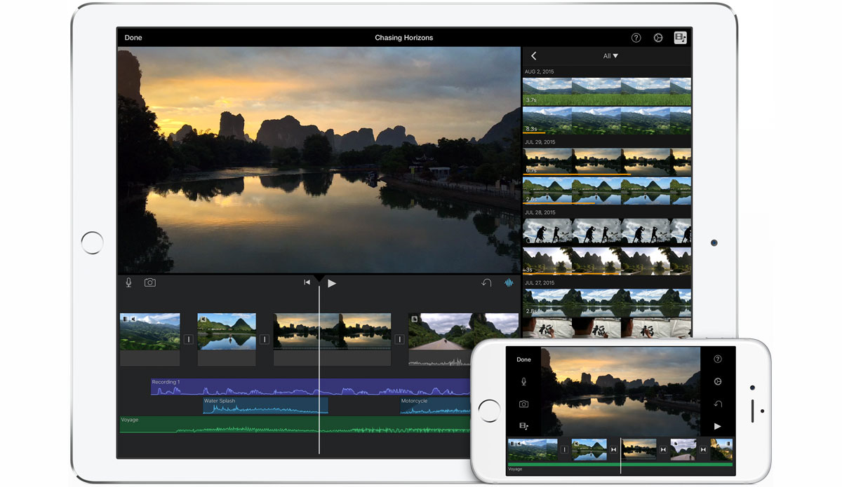 Обновленный iMovie для iOS поддерживает 4K-видео и 3D Touch
