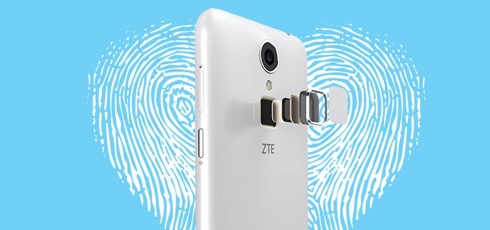 ZTE представила самый дешевый смартфон со сканером отпечатков пальцев