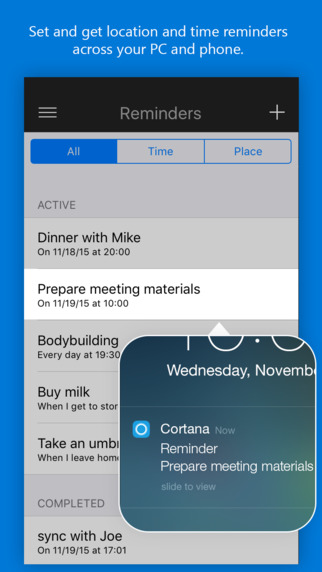 Microsoft выпустил Cortana для iOS и Android