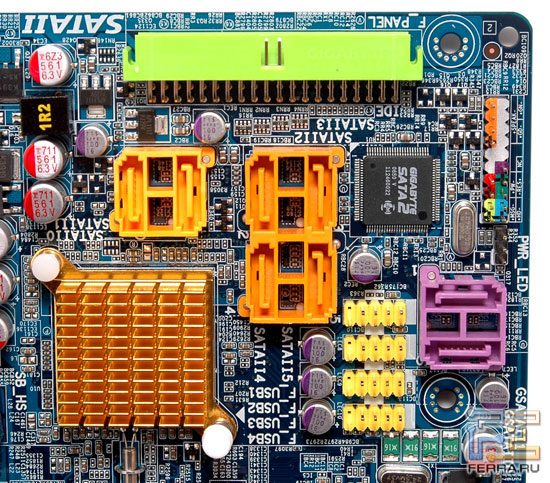 Подключение gigabyte ga p35 ds3p