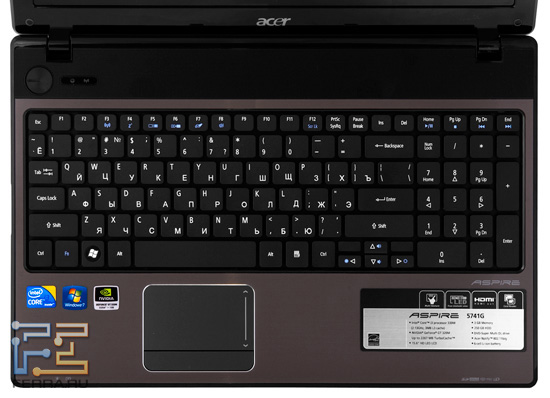 Есть ли блютуз на ноутбуке acer aspire 5741g