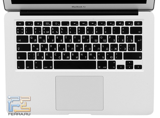 Поменять клавиатуру на macbook air на русскую