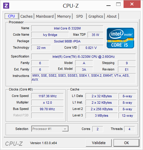 Сравнение процессоров i5 3230m