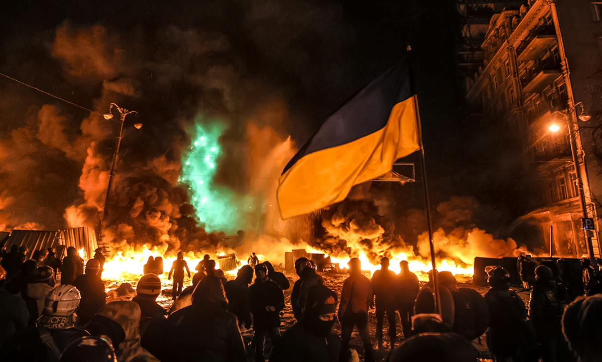 Украинцы перенесли события Евромайдана в виртуальную реальность
