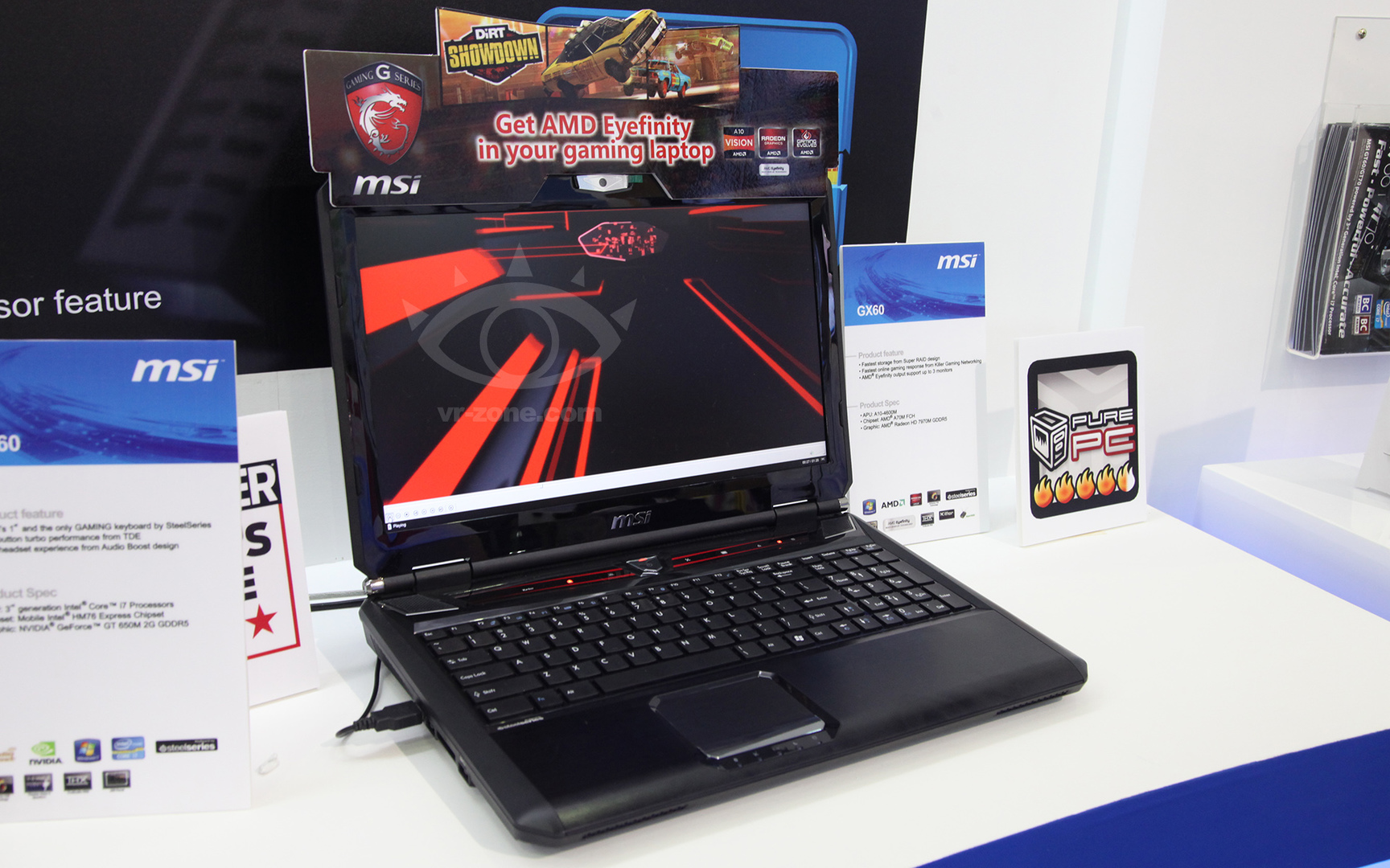 Computex 2012: игровой ноутбук MSI GX60 с A10-4600M и AMD Radeon HD 7970M —  Ferra.ru