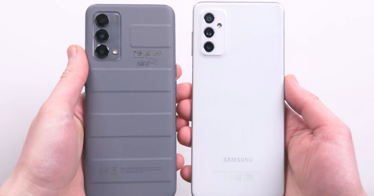 compare samsung m52 and realme gt master edition