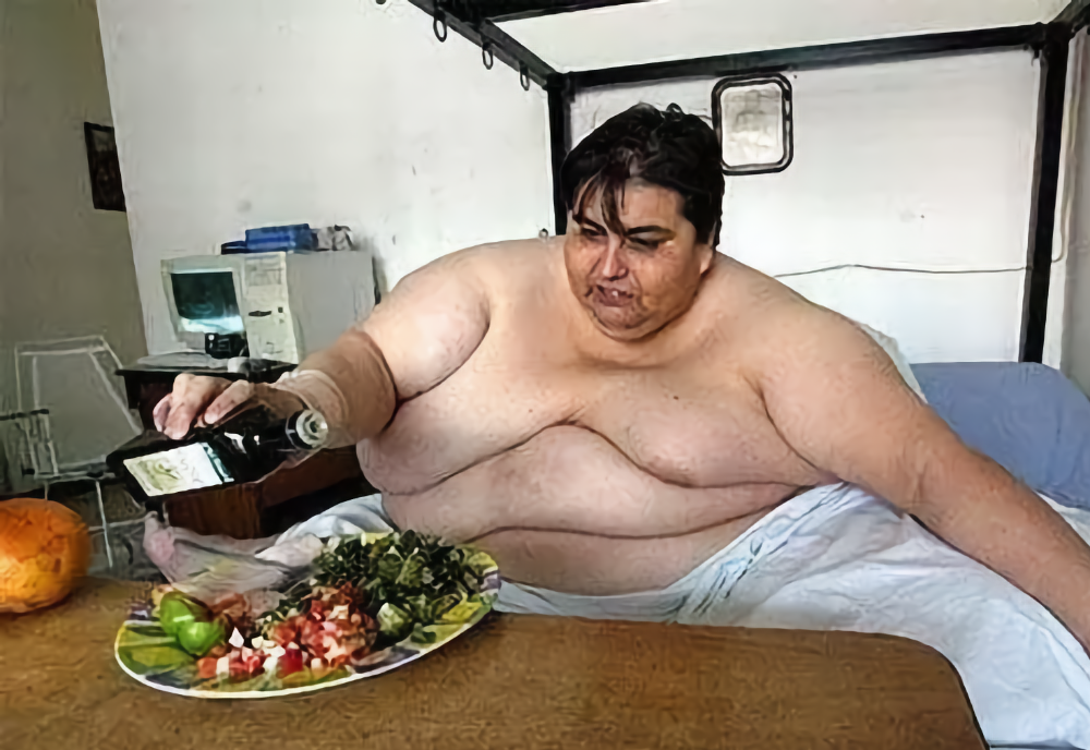 Самый жирный человек в мире фотографии