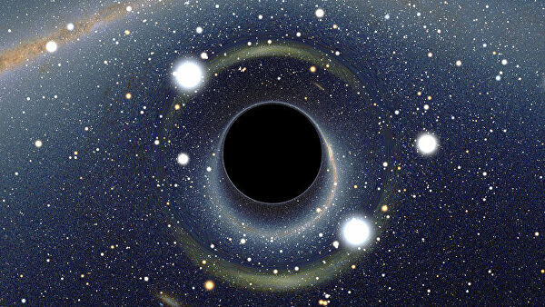 Найдена чёрная дыра, не поглощающая, а создающая новые звёзды