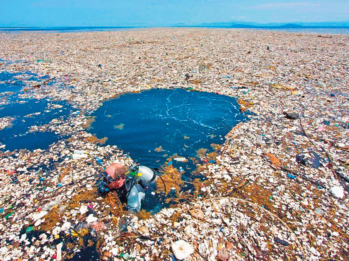 Удивительно, но: Большое тихоокеанское мусорное пятно в основном состоит из рыболовных снастей