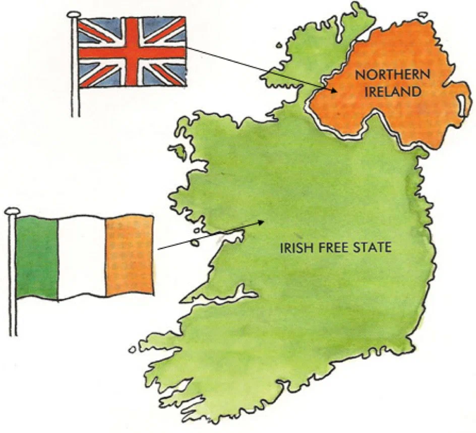 Столица разделенная на две части. Northern Ireland карта. Конфликт в Северной Ирландии карта. Конфликт Северной Ирландии и Великобритании на карте. Ольстер Северная Ирландия.