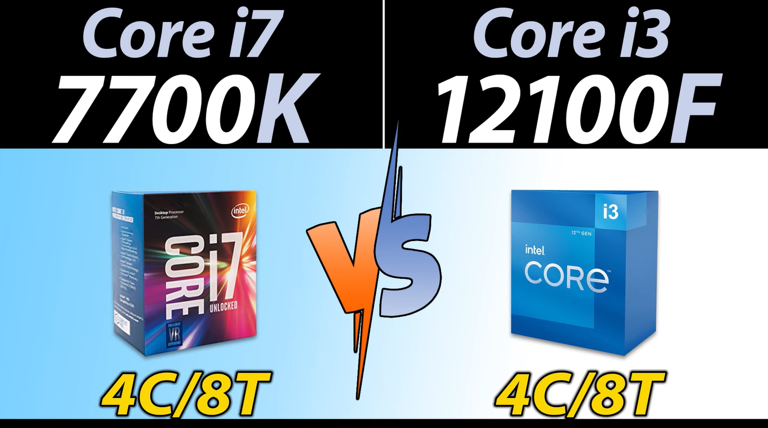 Как изменились четырёхъядерные процессоры: Core i7-7700K против i3-12100F в  играх и приложениях — Ferra.ru