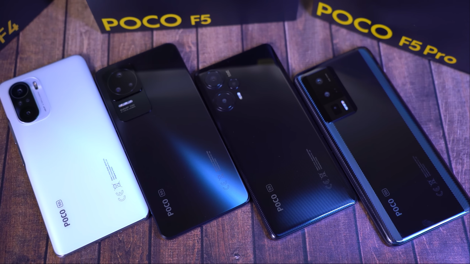 Все современные смартфоны Xiaomi Poco, от F3 до F5 Pro, подробно сравнили