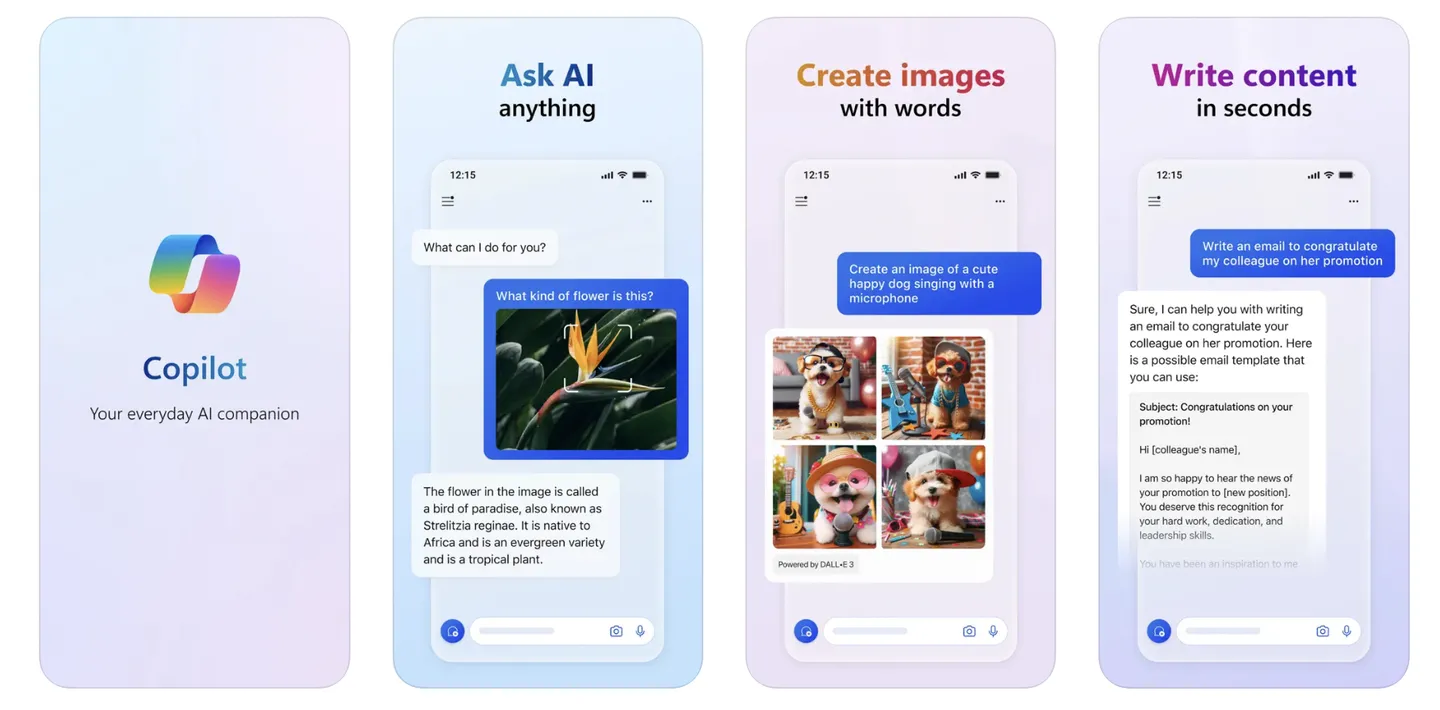 Microsoft выпустила Copilot для iOS: продвинутый GPT-4 бесплатно всем