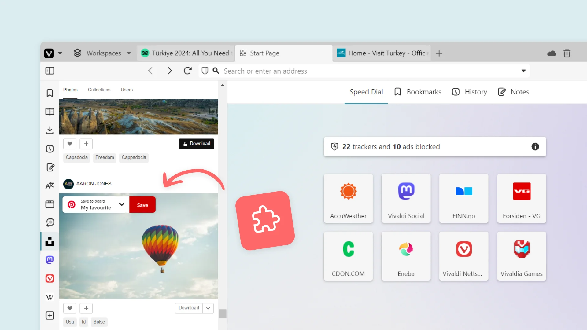 Браузер Vivaldi от создателя Opera добавил Chrome-расширения в веб-панели