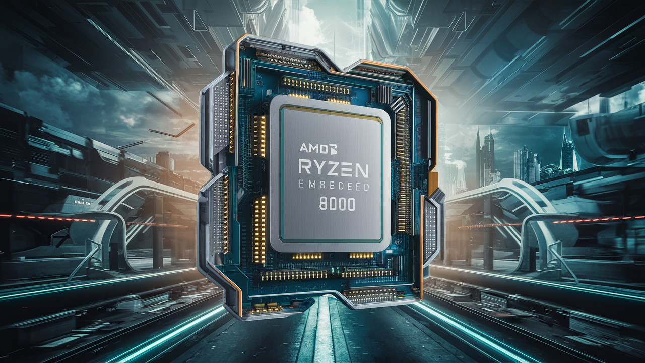 AMD представила новые ИИ-процессоры Ryzen Embedded 80XX