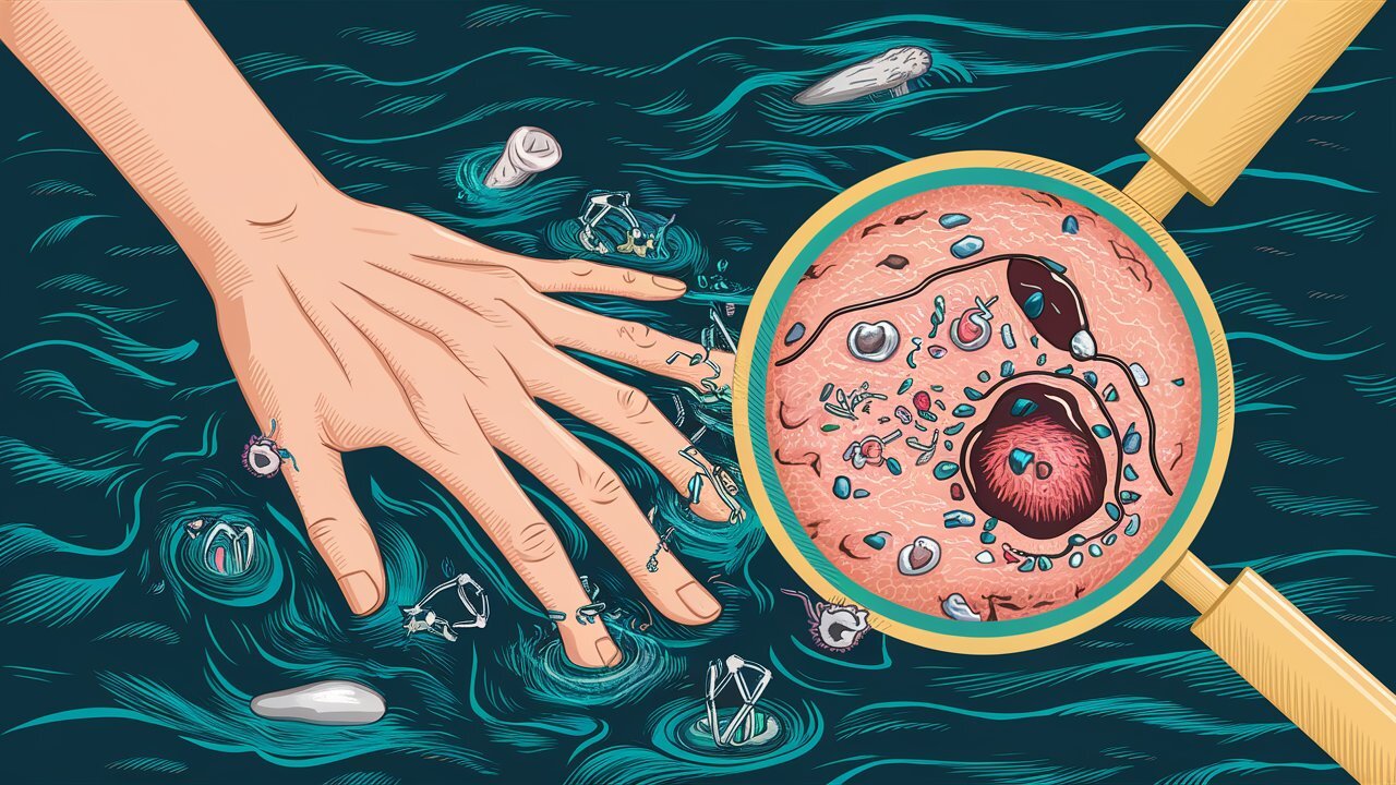 Токсины из микропластика оказались способны впитываться через кожу