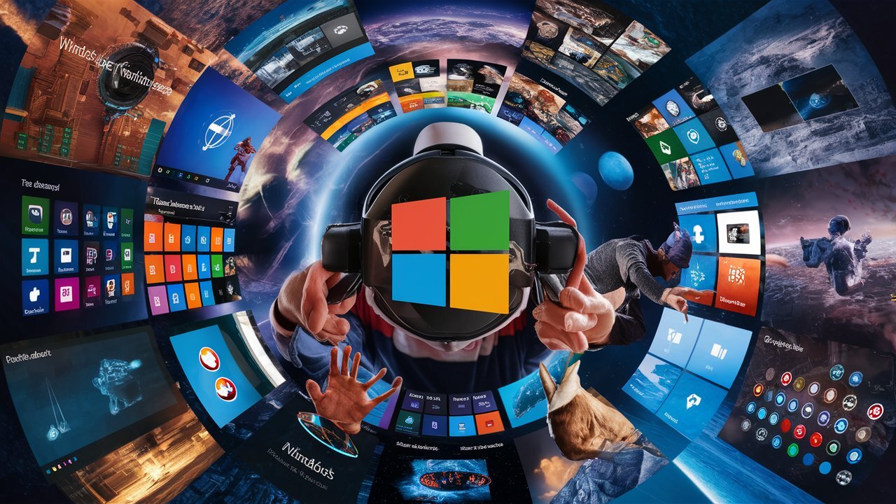 Microsoft создала объемные Windows-приложения для VR-гарнитур