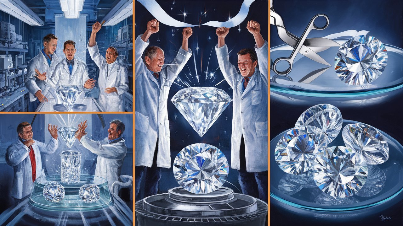 Ученые вырастили алмазы всего за 15 минут