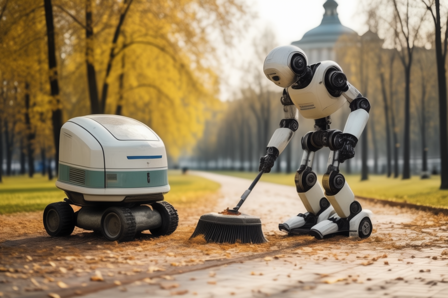 Названы плюсы и минусы российских уличных роботов-уборщиков