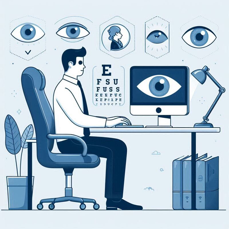 Эксперт рассказал, как сохранить зрение при работе за компьютером