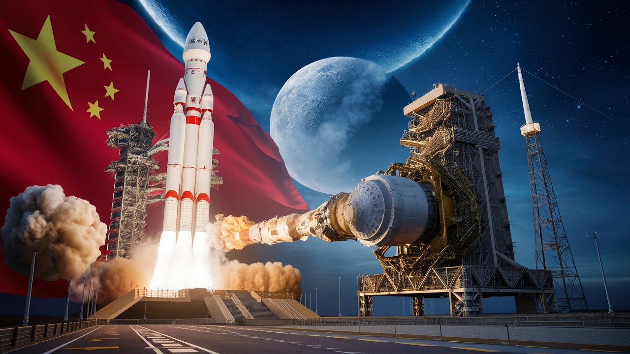 Китай испытал новый ракетный двигатель для лунных миссий с экипажем