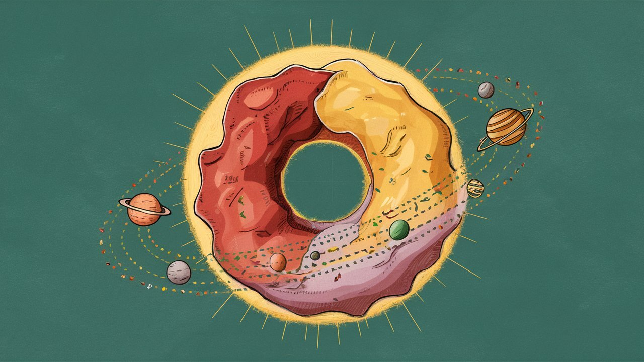 Метеориты раскрыли “пончикообразную” структуру молодой Солнечной системы