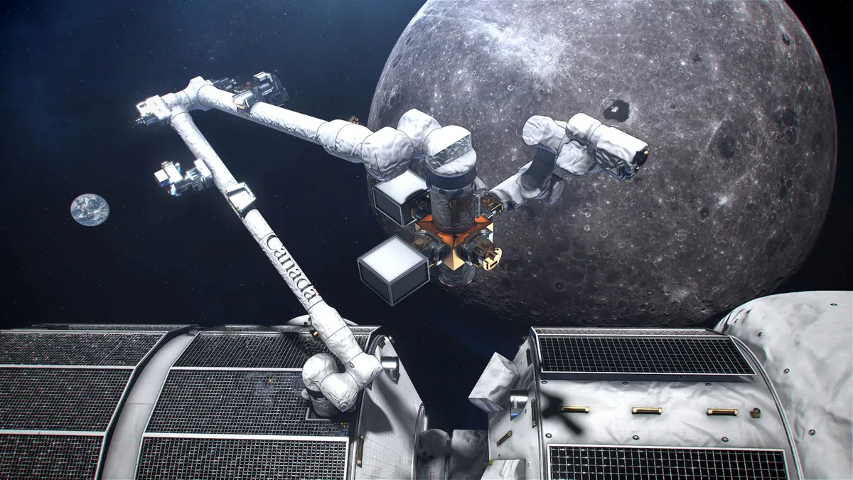 Власти Канады дали денег на разработку роборуки для будущего лунного аванпоста