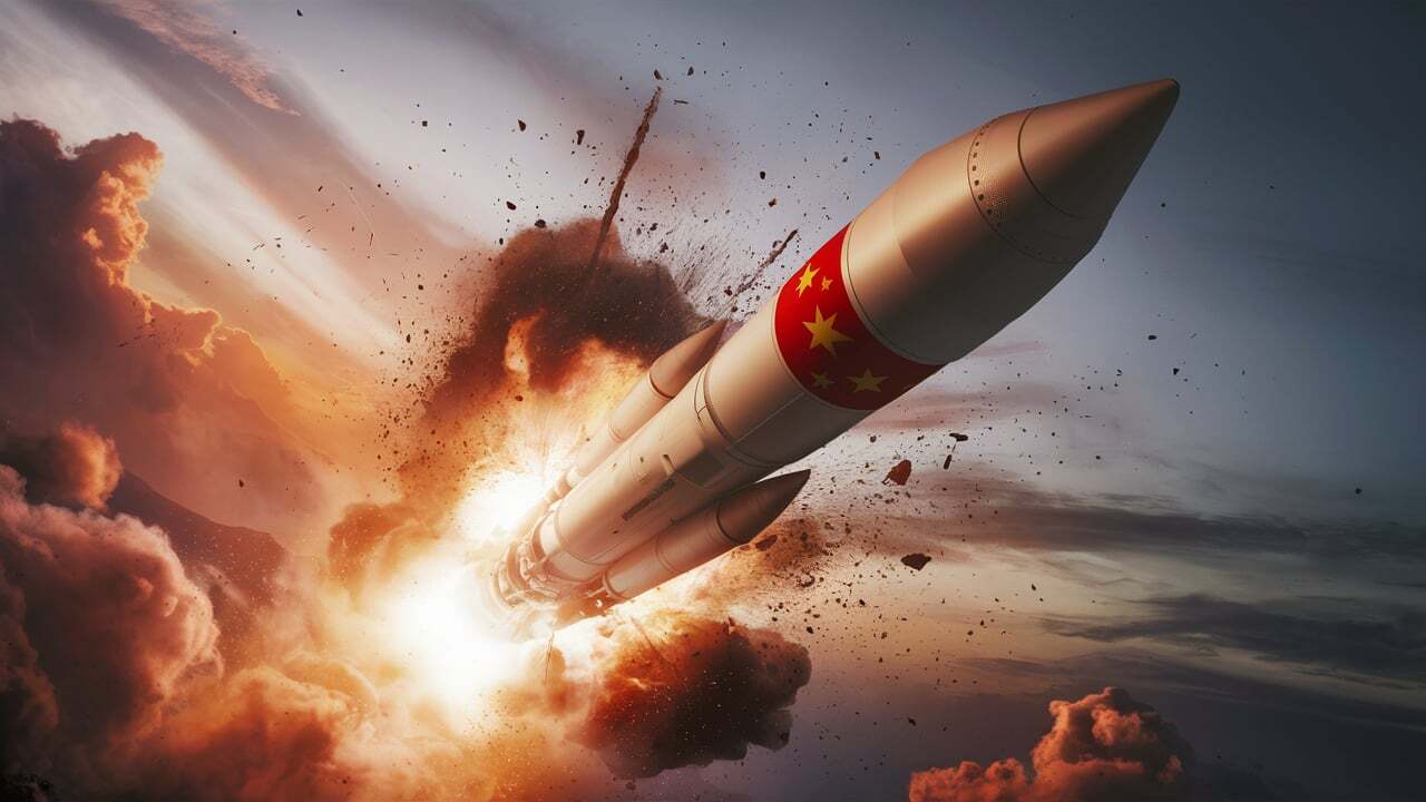 Китайский аналог многоразовой ракеты SpaceX Falcon 9 рухнул во время тестового запуска