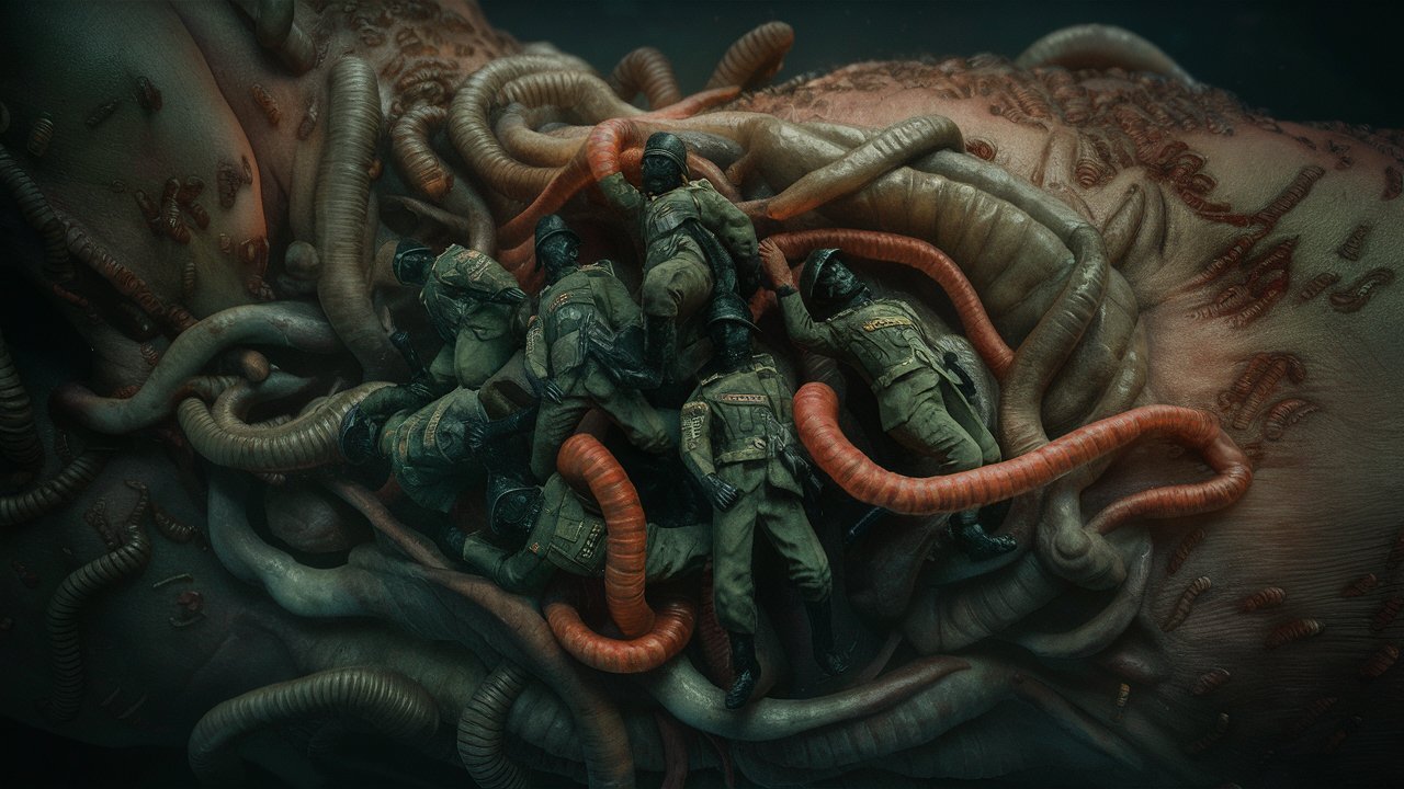 У паразитических червей нашли касту солдат