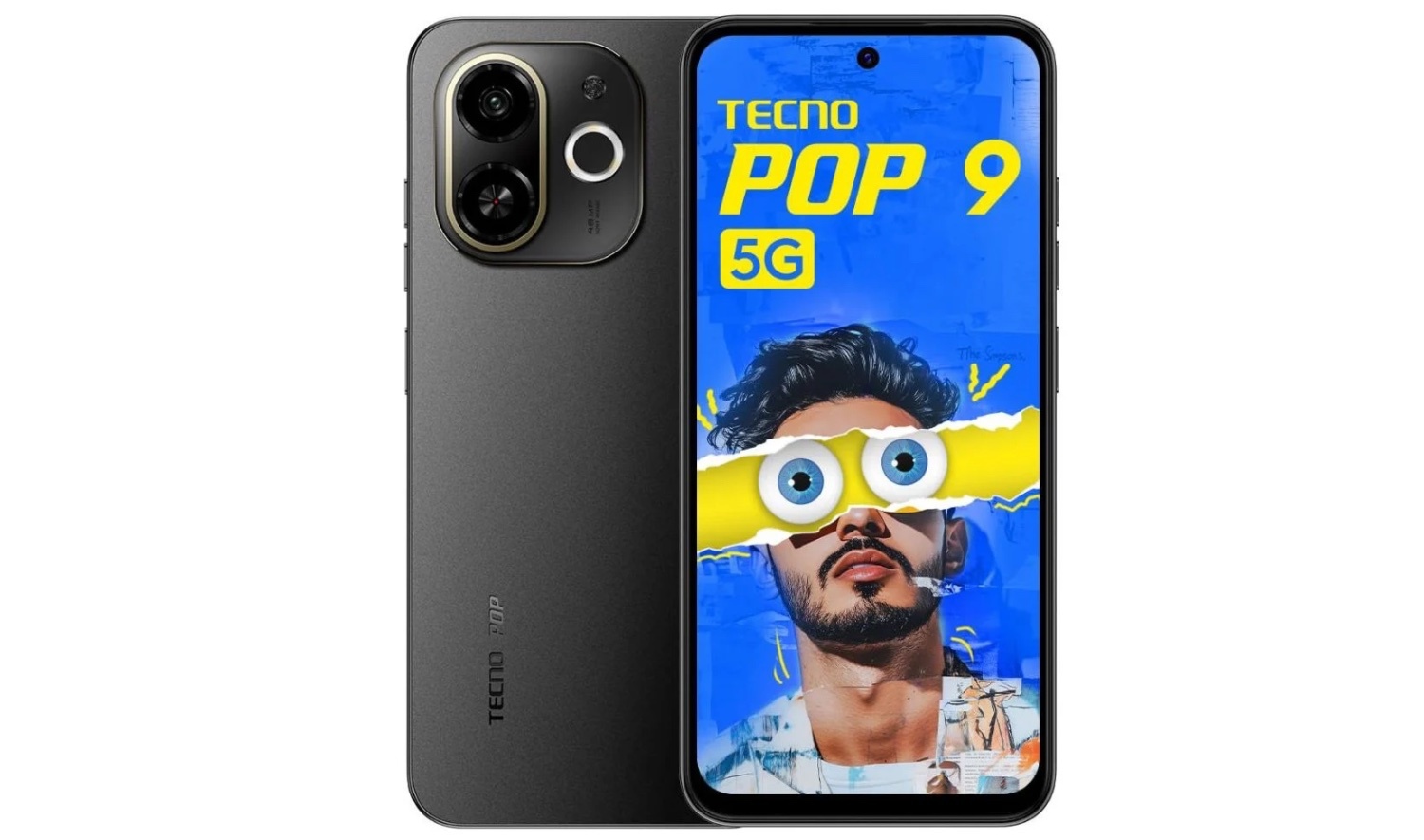 Tecno представила сверхдешевый смартфон POP 9 5G с экраном на 120 Гц