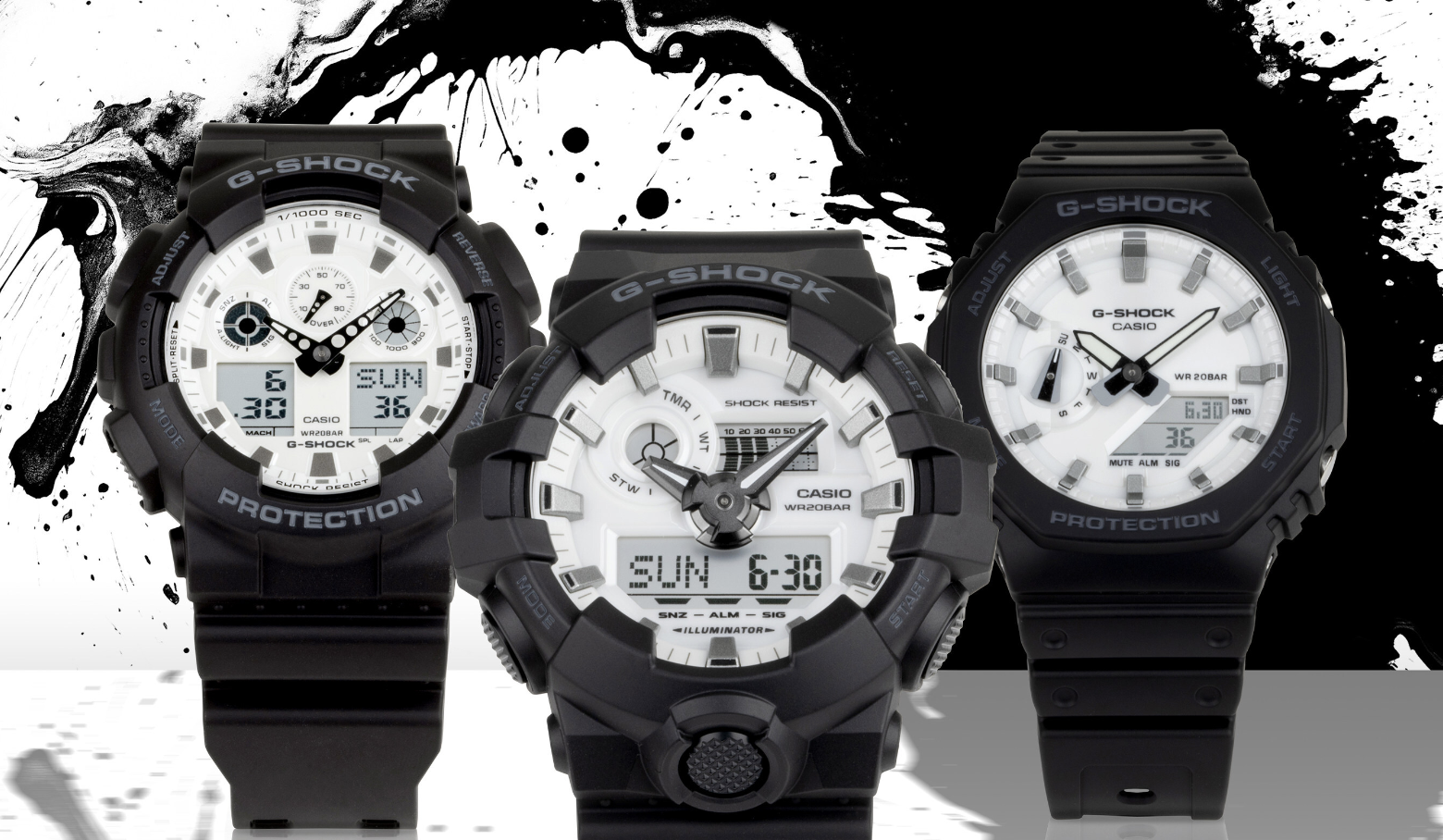 Представлены те самые Casio G-SHOCK в новом чёрно-белом варианте: названа цена