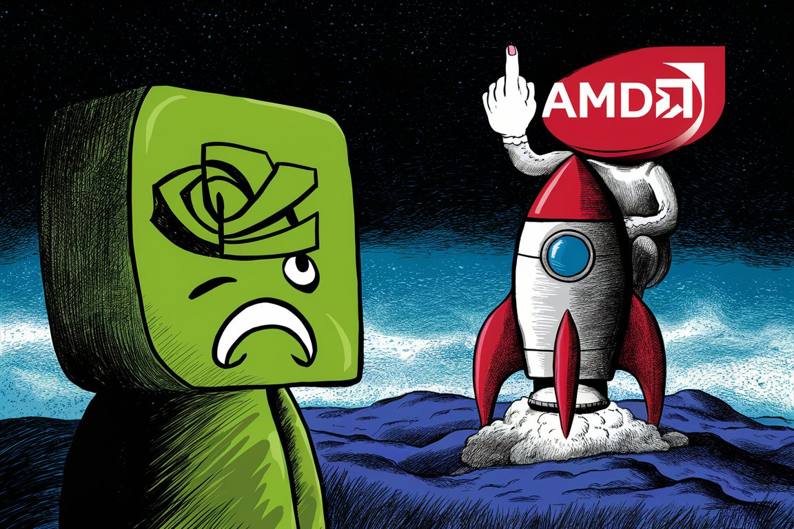 Как тебе такое, И… Nvidia: спутники Starlink оснастили чипами AMD