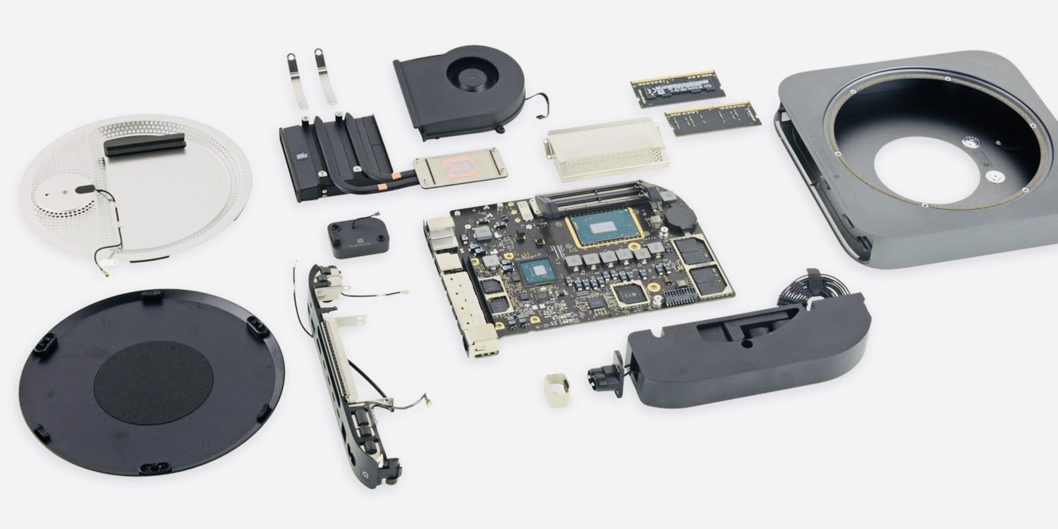 iFixit увидели внутри нового Mac mini «ремонтопригодное будущее»