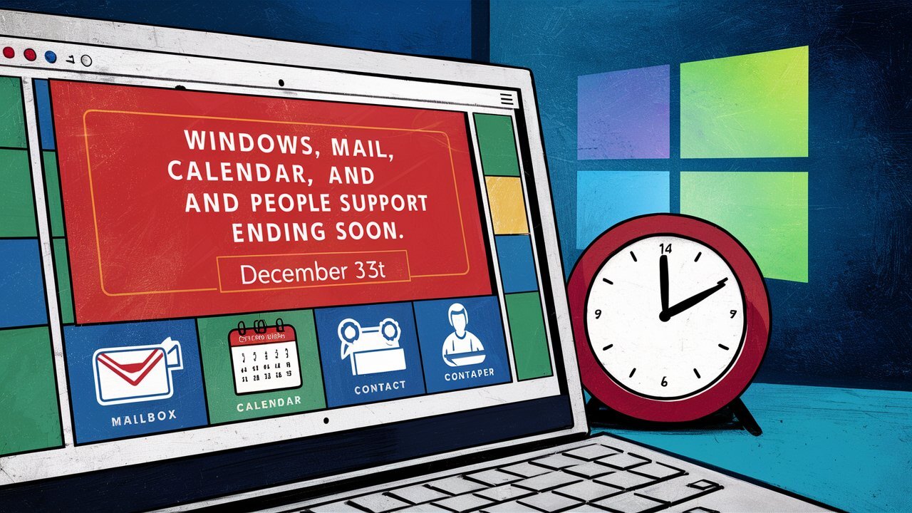 Microsoft завершит поддержку Windows Mail, Calendar и People с 31 декабря