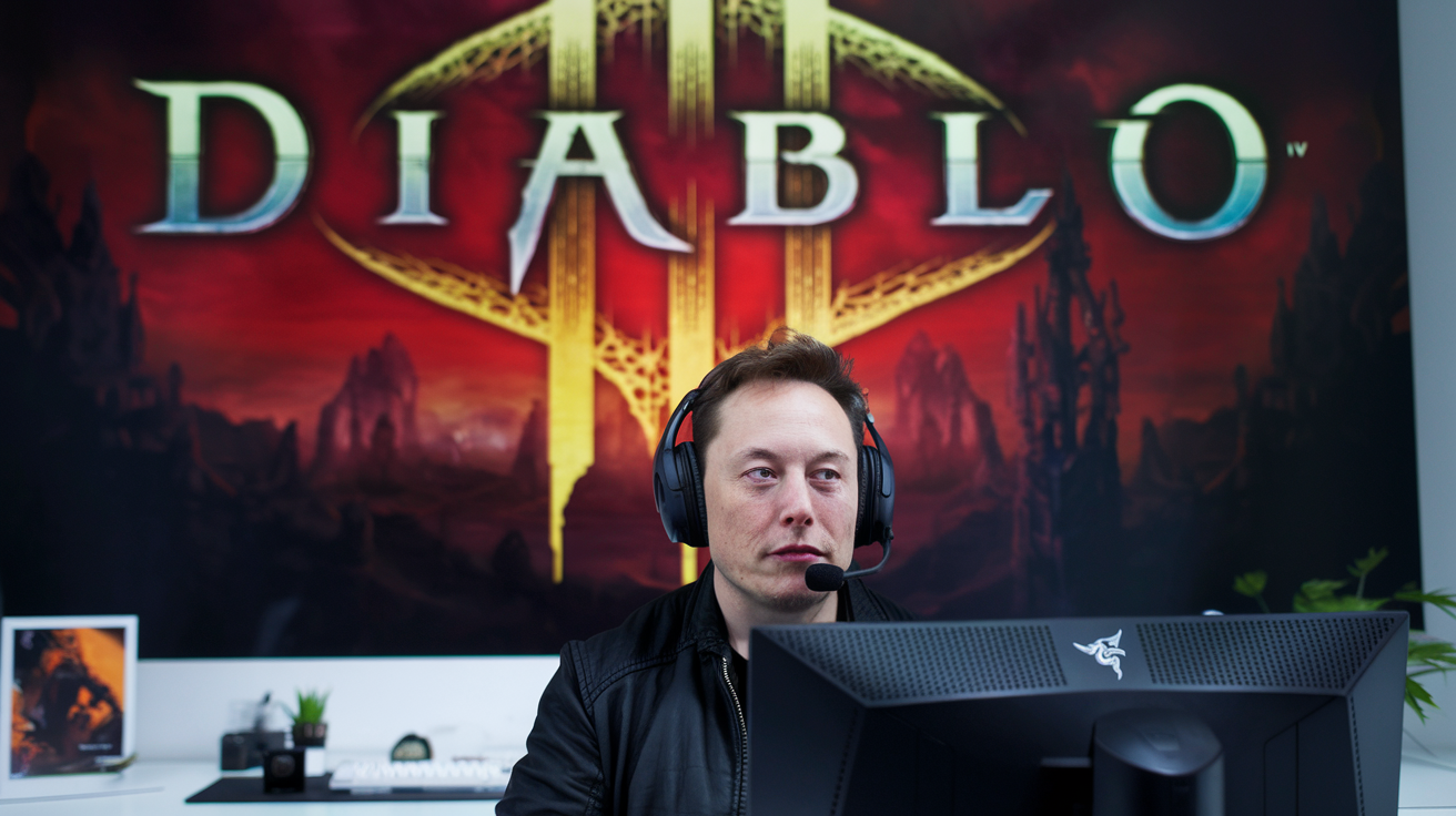 Илон Маск установил рекорд в Diablo 4 и попал в список лучших игроков