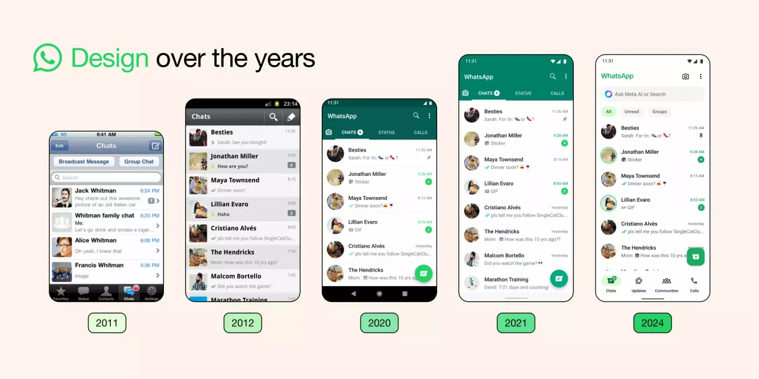 WhatsApp получил масштабный редизайн для iOS и Android — Ferra.ru